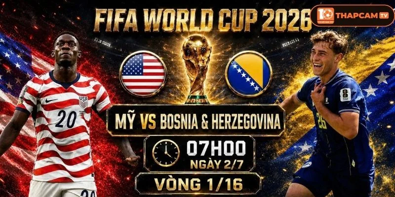Soi kèo nhà cái Mỹ vs Bosnia là kèo đấu khó đoán biết bậc nhất của vòng 32.